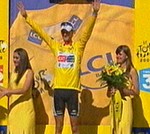 Frank Schleck pendant la 16ème étape du Tour de France 2008